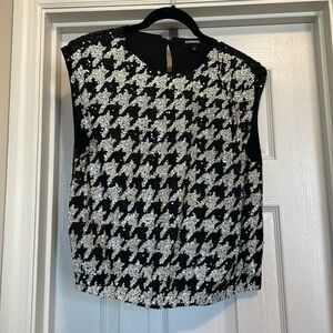 Express sequin top